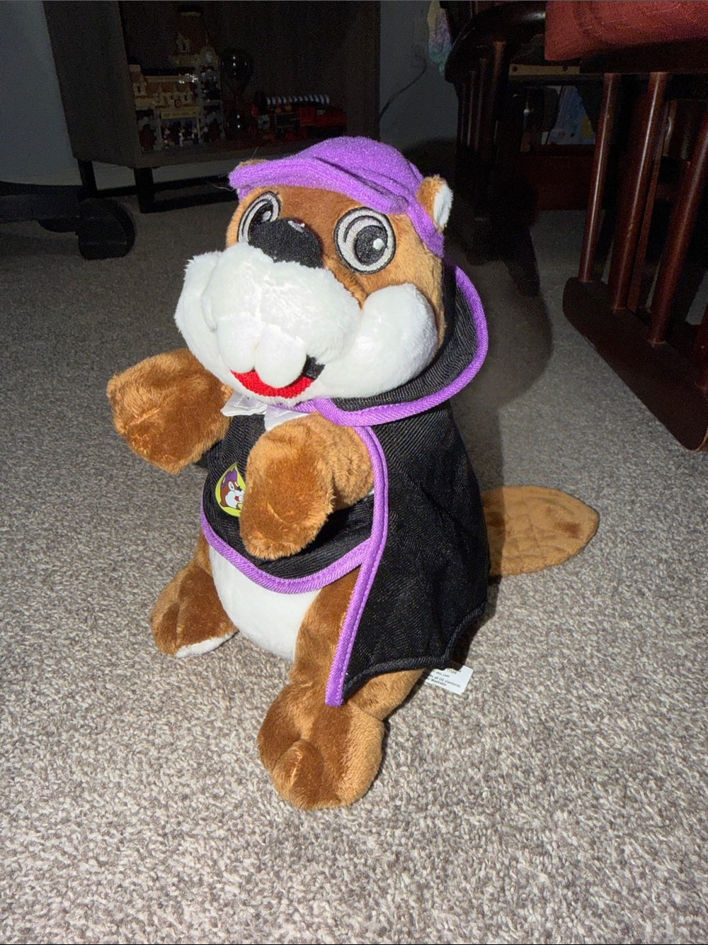 Buc-Ees Halloween Vampire Beaver Plush Bucky Buc-Ee Stuffed Animal